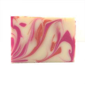 White Peach Hibiscus Goat Milk Soap - The Goat Milk Soap Store